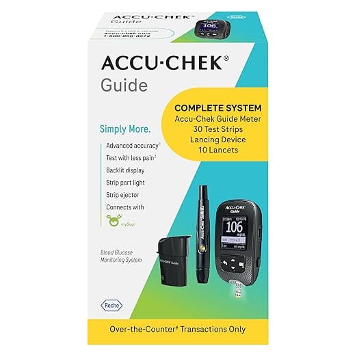 Glucómetro Accu-Chek Guide con sistema SmartPack de tiras reactivas